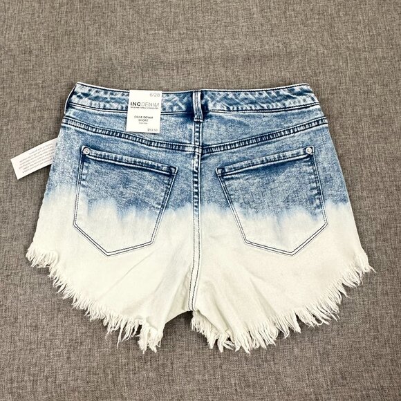 NEW! INC International Concepts Denim Shorts 6/28 Core Denim High Rise $59.50 - Picture 8 of 10